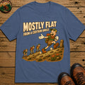 Mostly Flat T-Shirt - Blue Jean