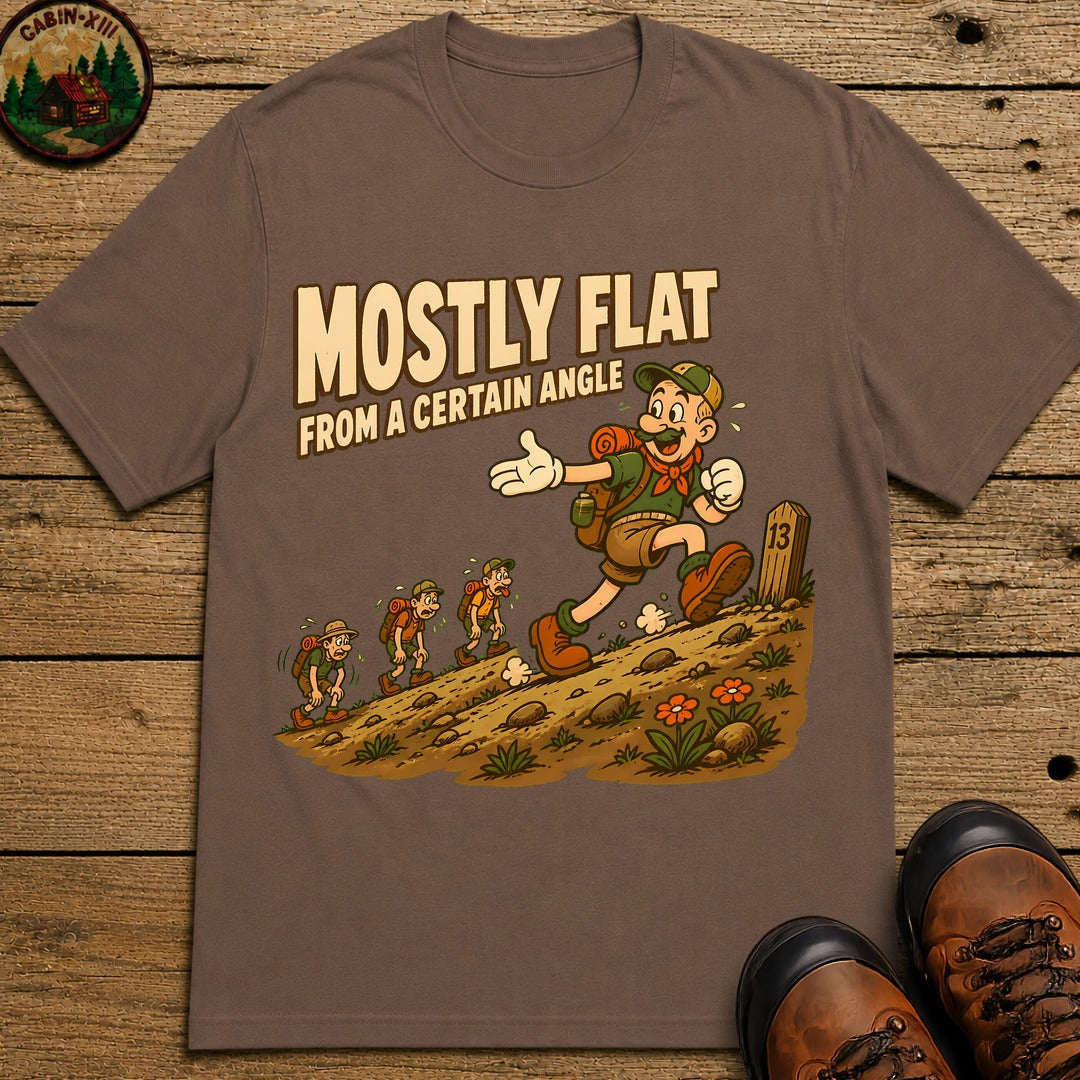 Mostly Flat T-Shirt - Espresso