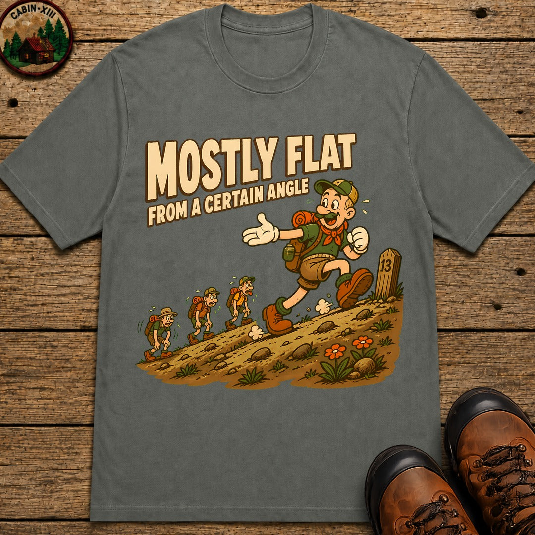 Mostly Flat T-Shirt - Pepper