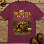 My Survival Skill Is Complaining T-Shirt - Berry