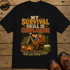 My Survival Skill Is Complaining T-Shirt - Black
