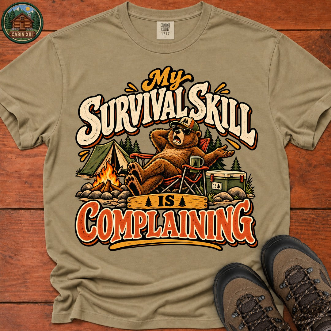 My Survival Skill Is Complaining V2 T-Shirt - Khaki