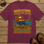 Naps Til Dinner T Shirt - Berry