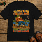 Naps Til Dinner T Shirt - Black