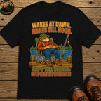 Naps Til Dinner T Shirt - Black
