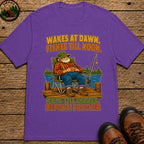 Naps Til Dinner T Shirt - Grape