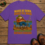 Naps Til Dinner T Shirt - Grape