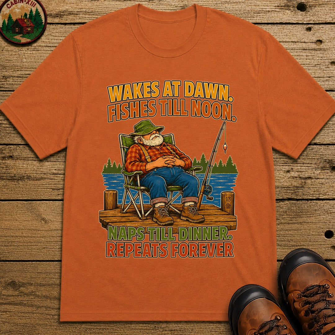 Naps Til Dinner T Shirt - Yam