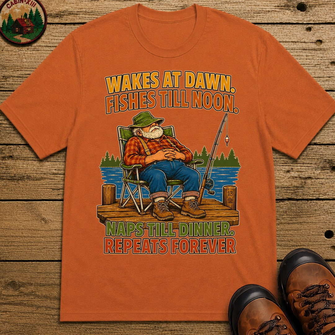Naps Til Dinner T Shirt - Yam