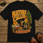 Nature Called T-Shirt - Black