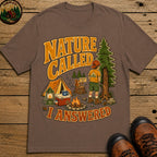 Nature Called T-Shirt - Espresso