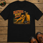 Nature Wins Again T-Shirt - Black