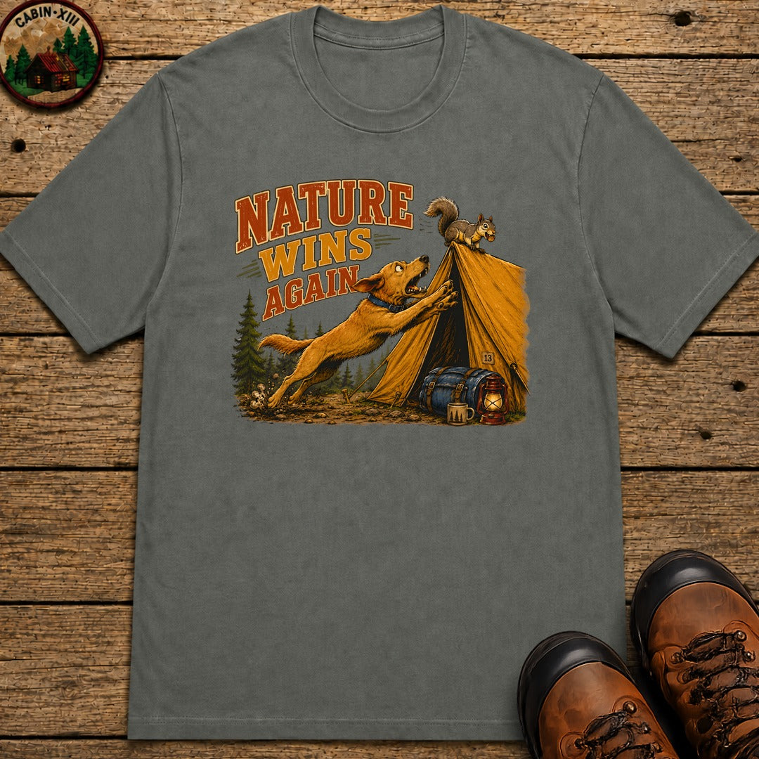 Nature Wins Again T-Shirt - Pepper