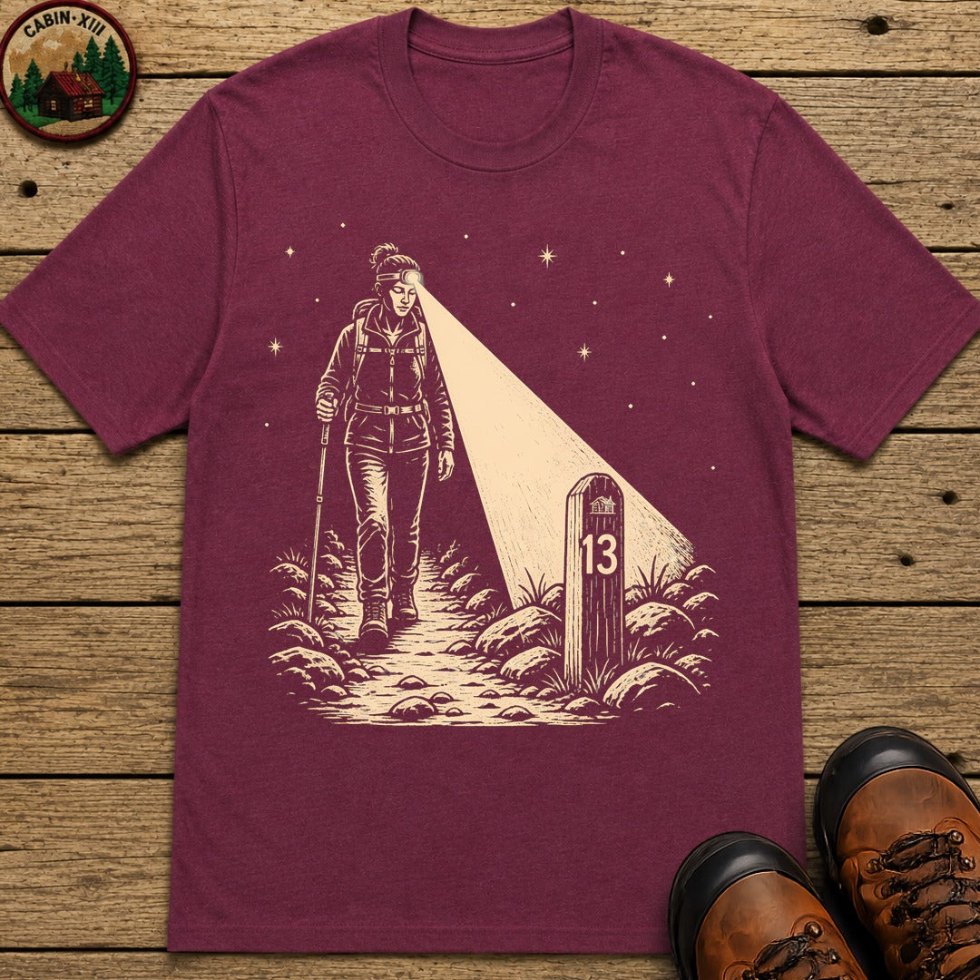 Night Hike T-Shirt - Berry