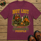 Not Lost Just Avoiding People T-Shirt - Berry