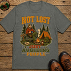 Not Lost Just Avoiding People T-Shirt - Pepper