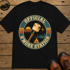 Official S'More Station T Shirt - Black