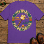 Official S'More Station T Shirt - Grape