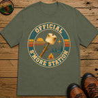 Official S'More Station T Shirt - Moss