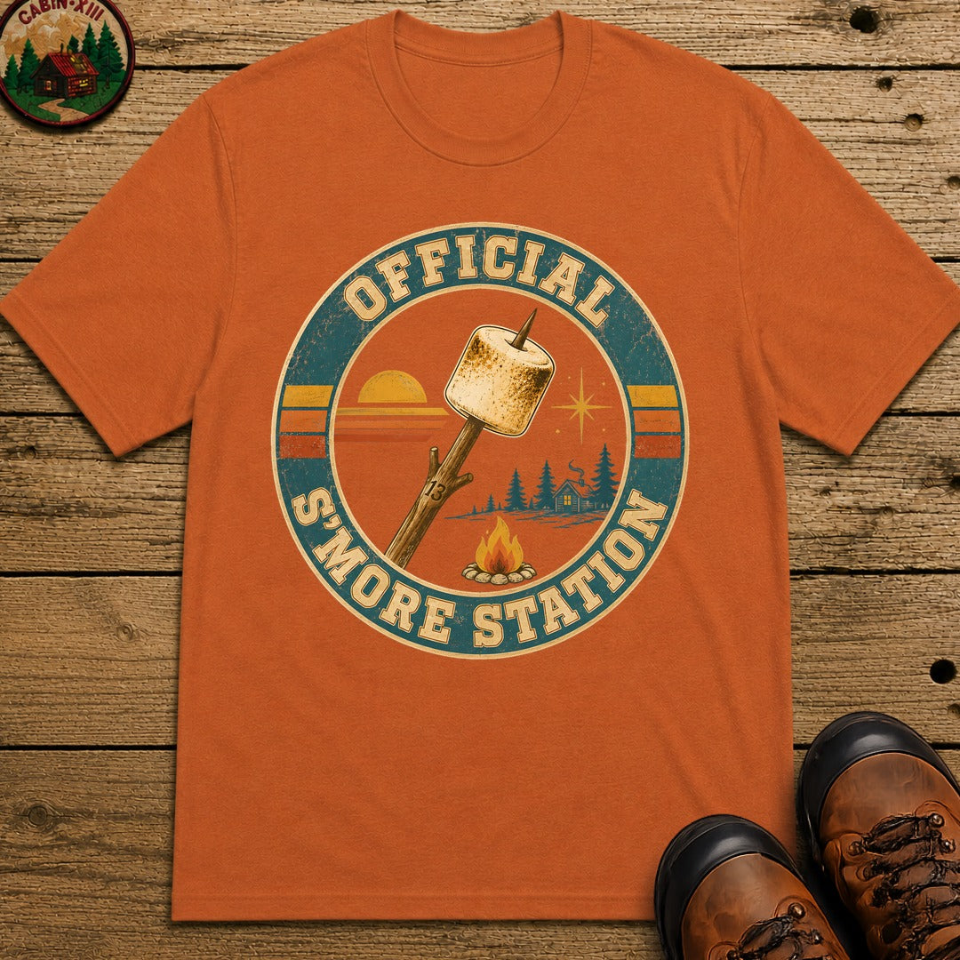 Official S'More Station T Shirt - Yam