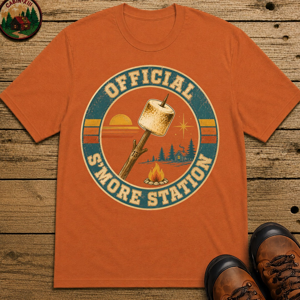 Official S'More Station T Shirt - Yam