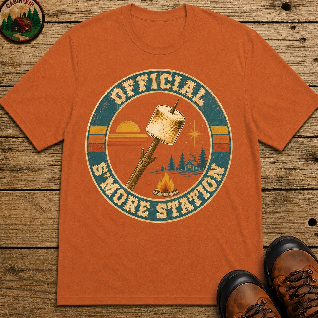 Official S'More Station T Shirt - Yam