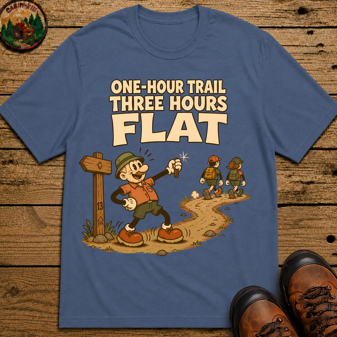 One Hour Trail T-Shirt - Blue Jean