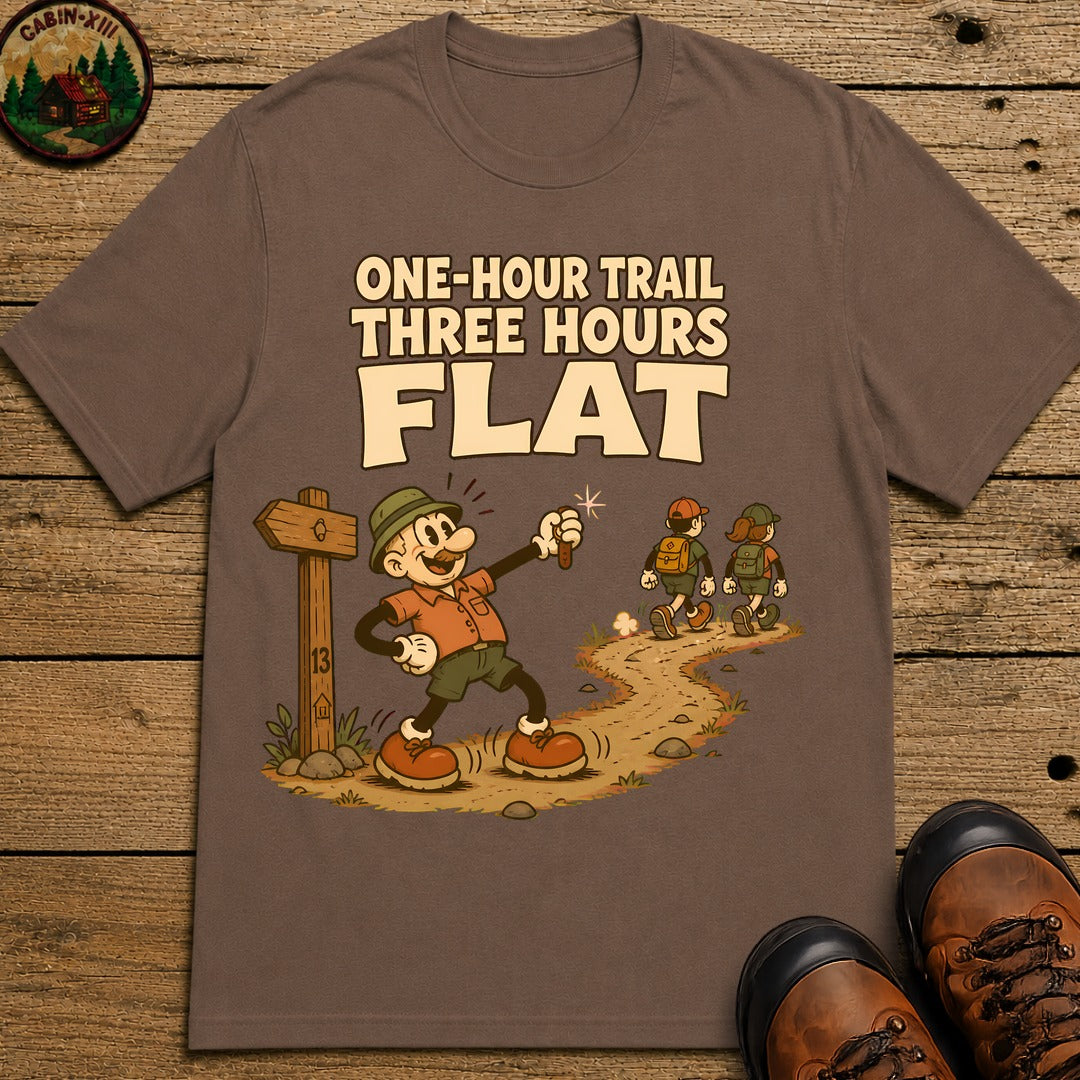 One Hour Trail T-Shirt - Espresso