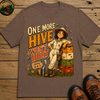 One More Hive Won't Hurt Funny Beekeeping Shirt - Espresso