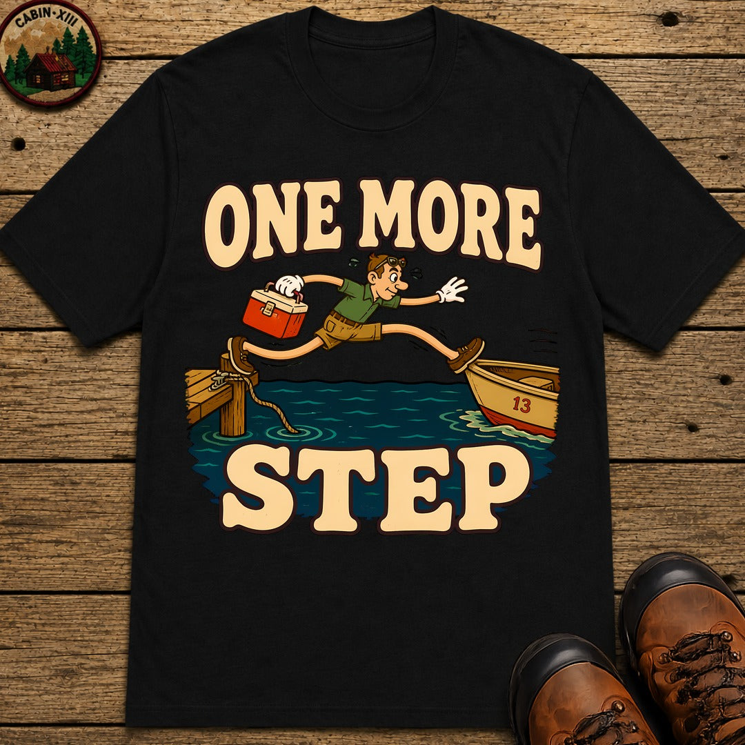 One More Step T-Shirt - Black
