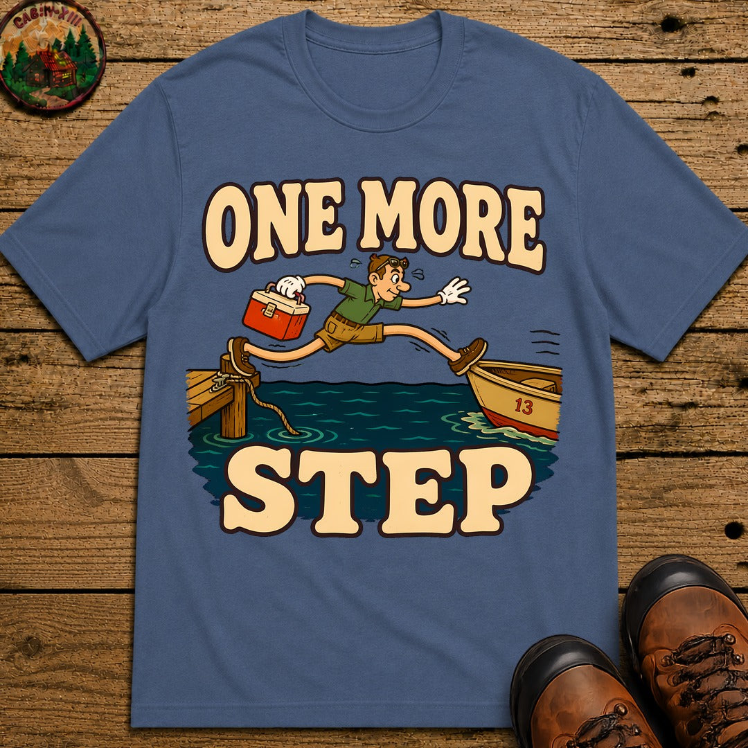 One More Step T-Shirt - Blue Jean