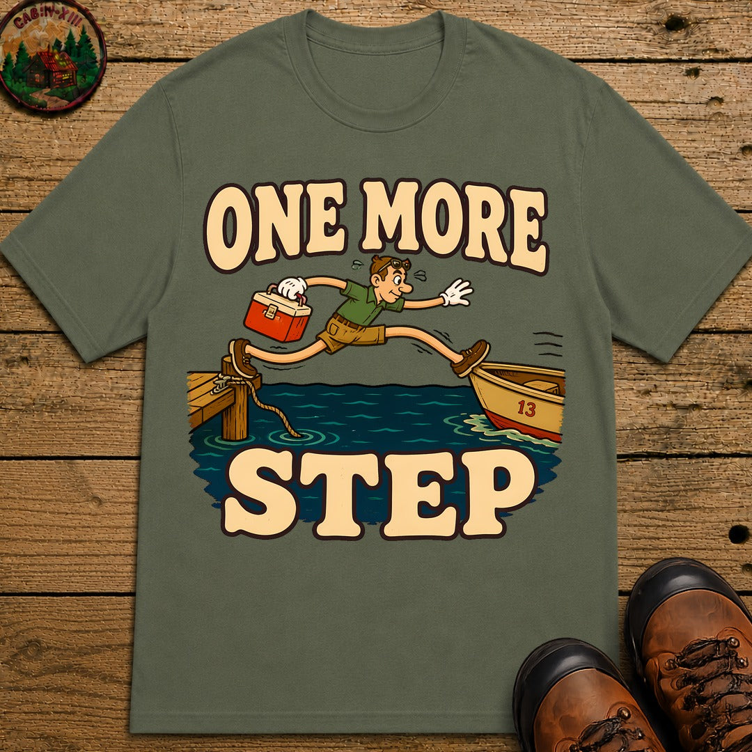 One More Step T-Shirt - Moss