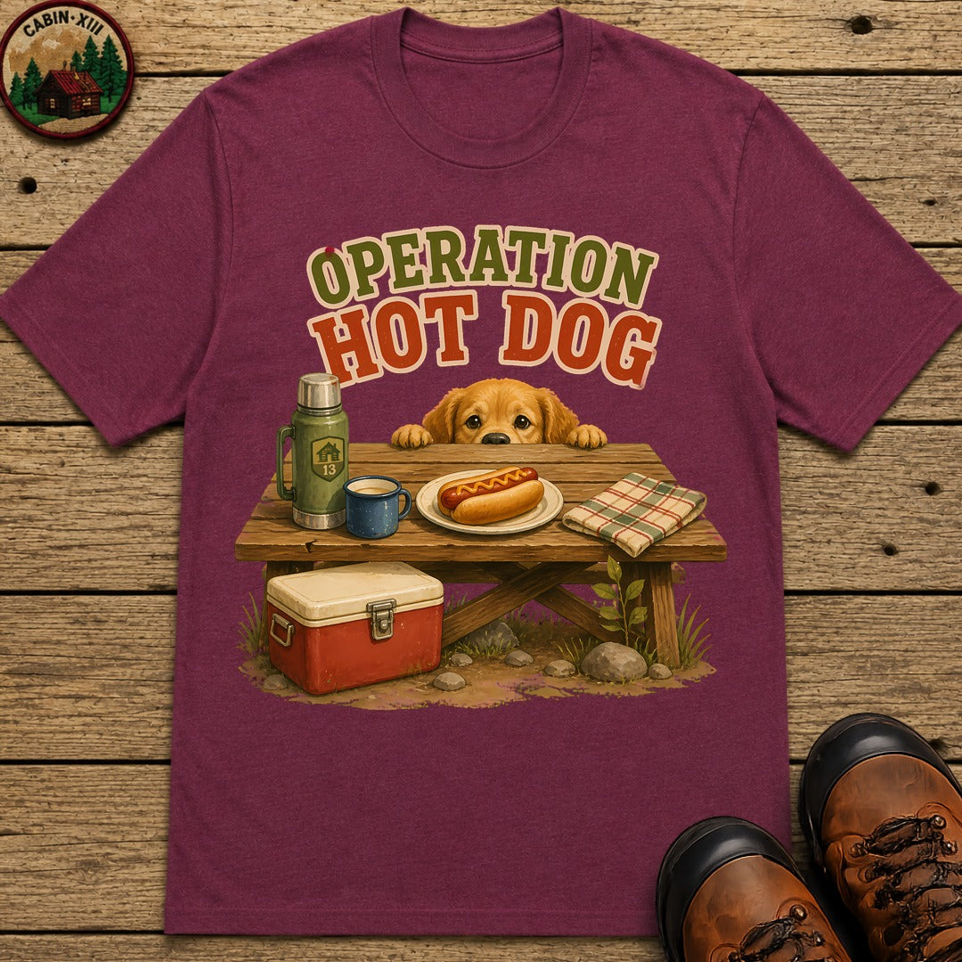 Operation Hot Dog T-Shirt - Berry