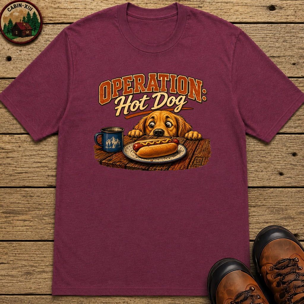 Operation Hot Dog T-Shirt - Berry