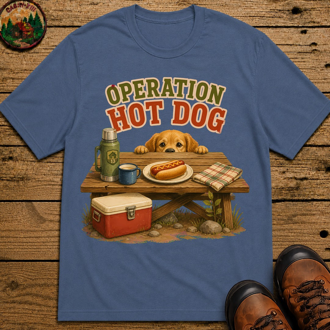 Operation Hot Dog T-Shirt - Blue Jean