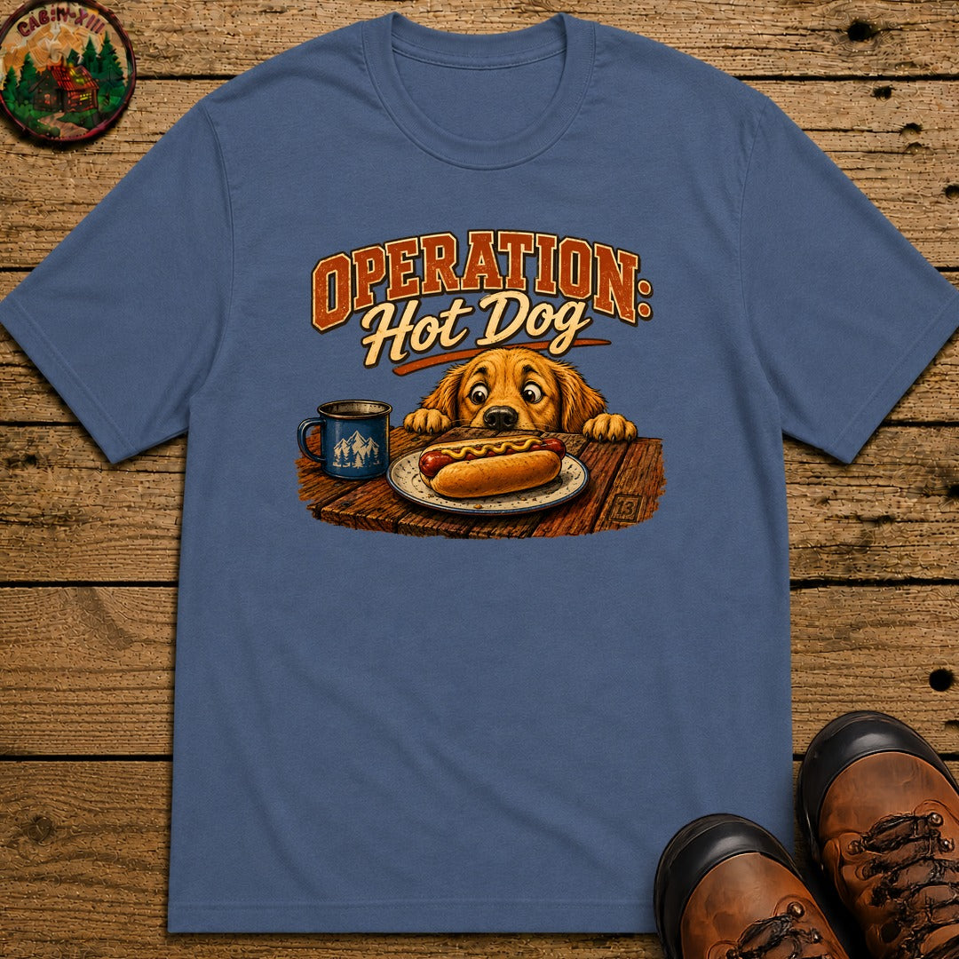 Operation Hot Dog T-Shirt - Blue Jean
