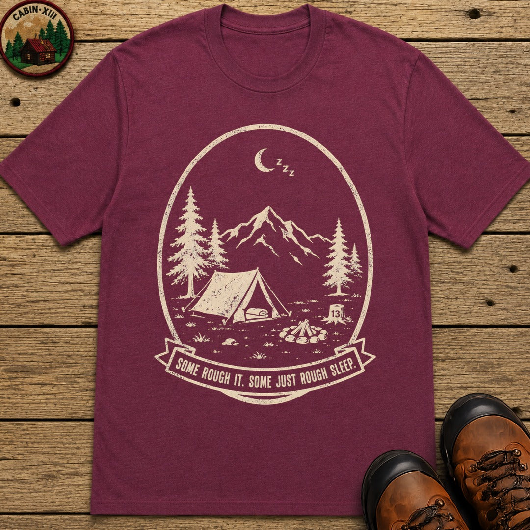 Order Of The Snore Badge T Shirt - Berry