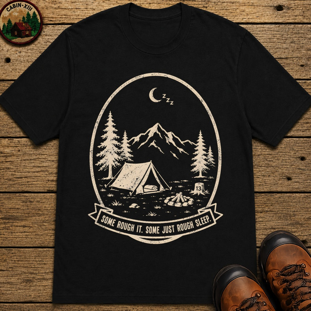 Order Of The Snore Badge T Shirt - Black