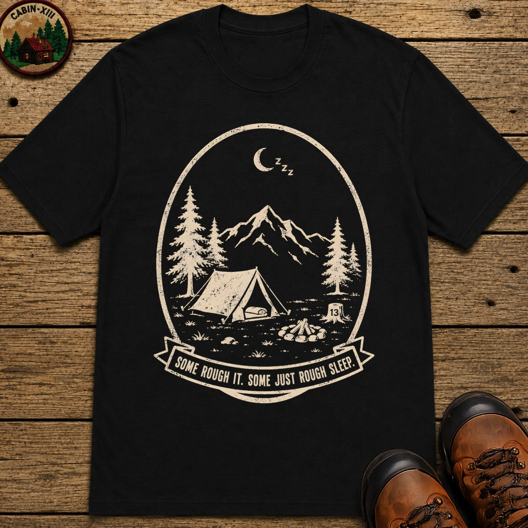 Order Of The Snore Badge T Shirt - Black