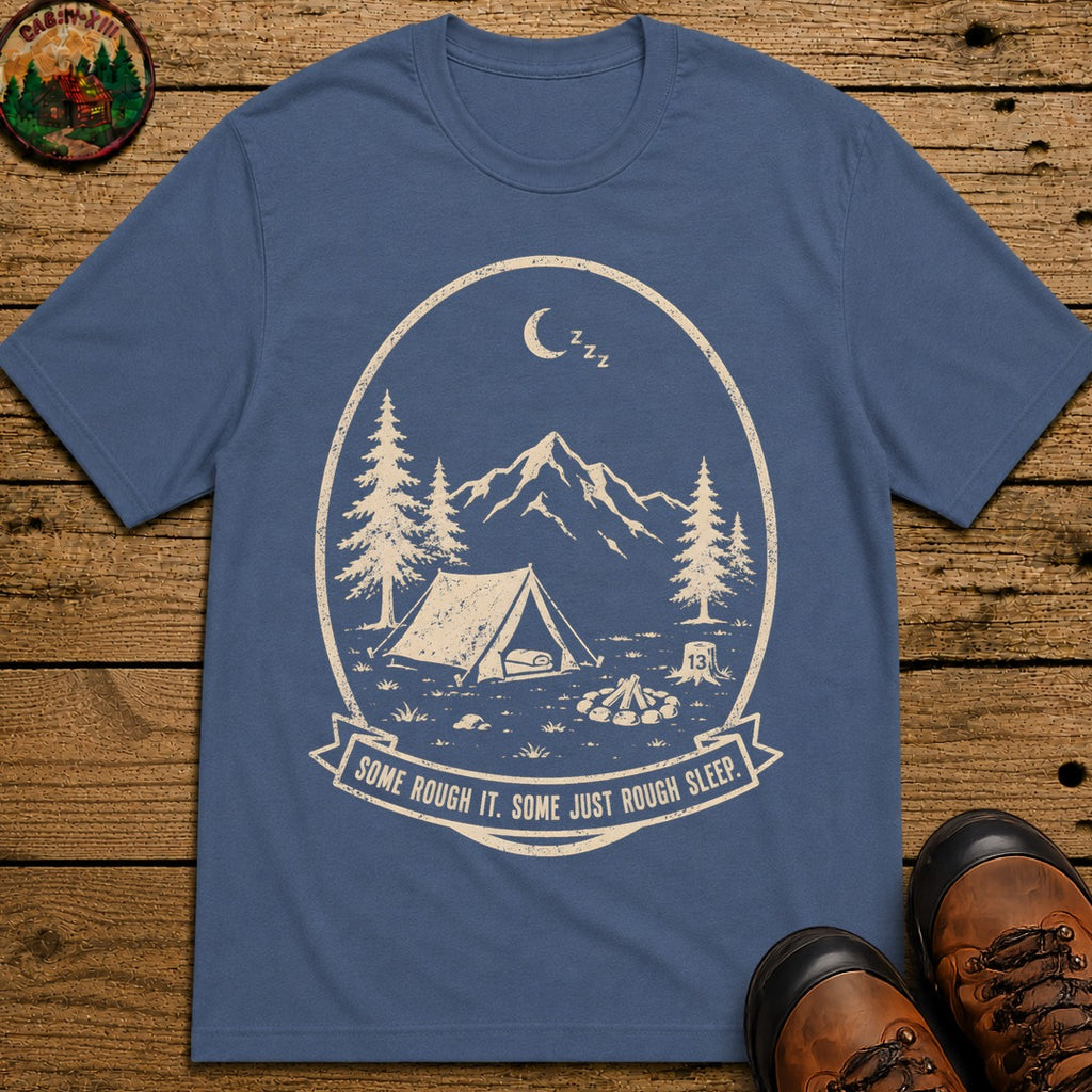 Order Of The Snore Badge T Shirt - Blue Jean