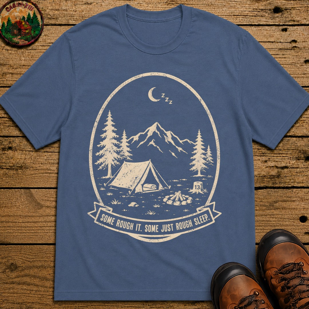 Order Of The Snore Badge T Shirt - Blue Jean