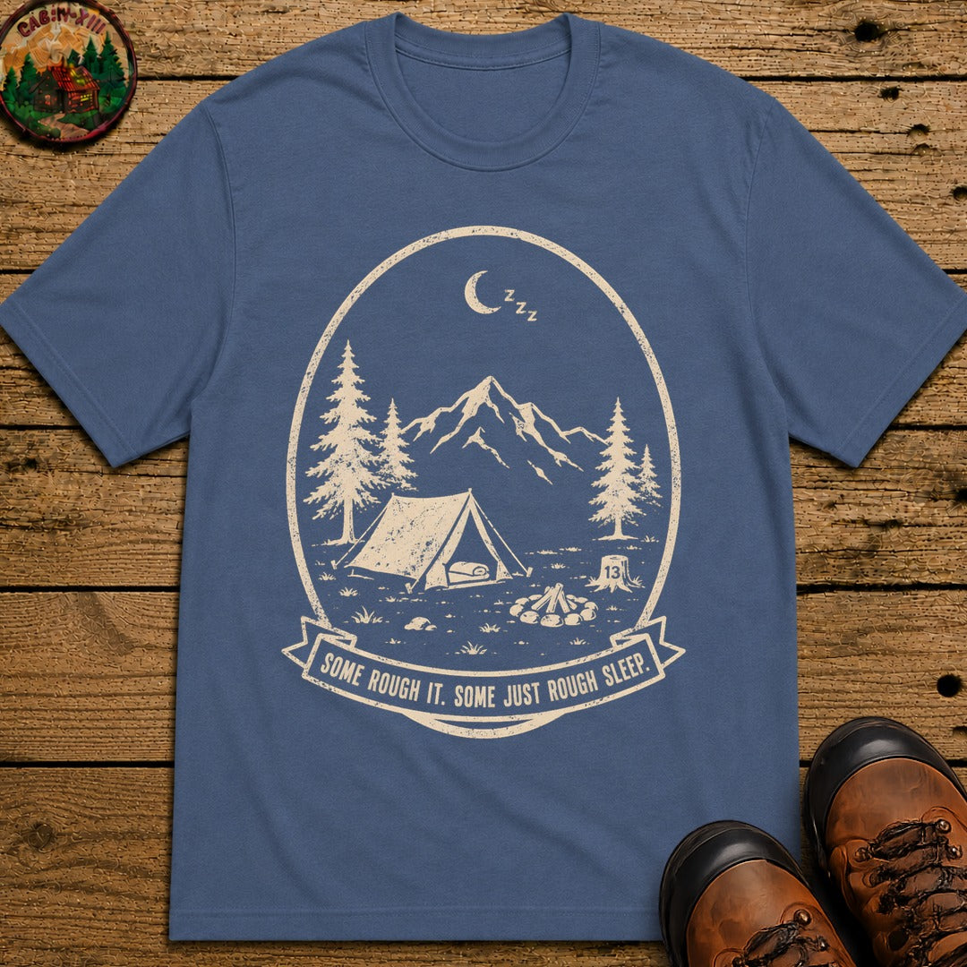 Order Of The Snore Badge T Shirt - Blue Jean