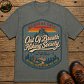 Out Of Breath Hiking Society T-Shirt - Pepper