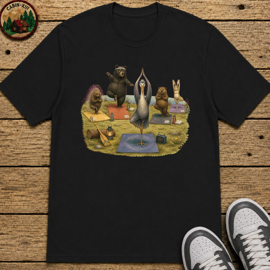 Outdoor Yoga Kids T-Shirt - Black