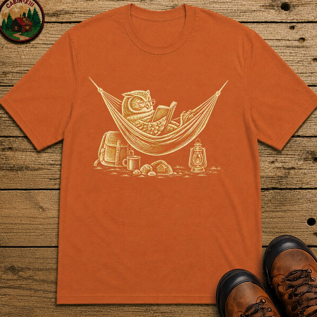 Owl In A Hammoch T-Shirt - Yam