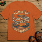 Paddle & Cast Badge T Shirt - Yam