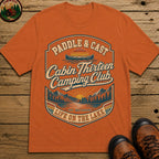 Paddle & Cast Badge T Shirt - Yam