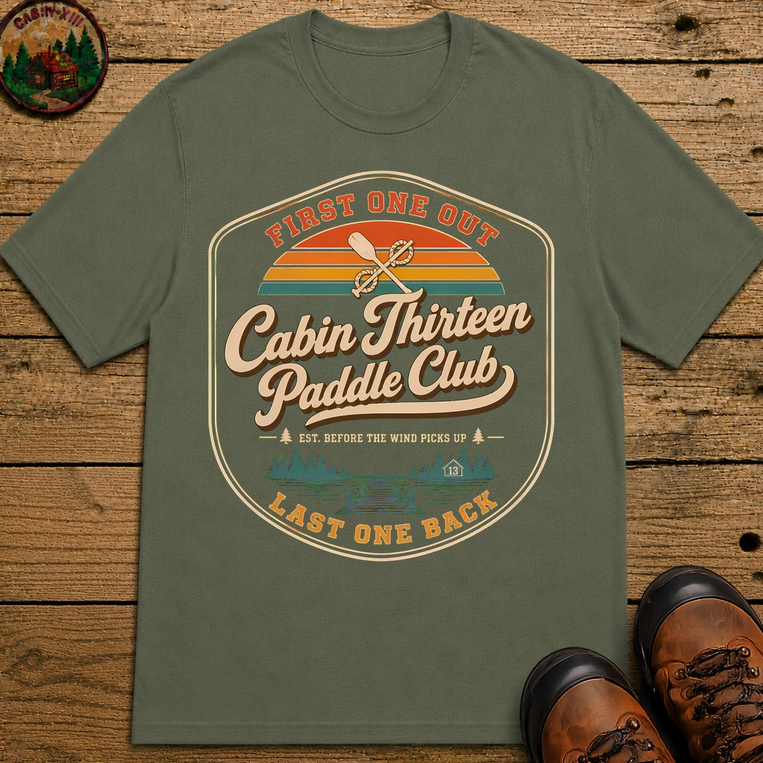 Paddle Club T-Shirt - Moss
