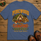Pinewood Camping Supply T-Shirt - Blue Jean