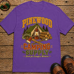 Pinewood Camping Supply T-Shirt - Grape